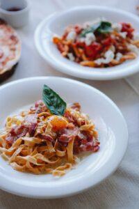 pasta, meal, lunch, restaurant, dish